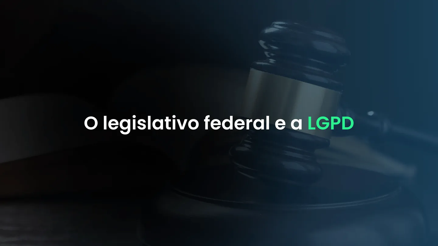 O legislativo federal e a LGPD